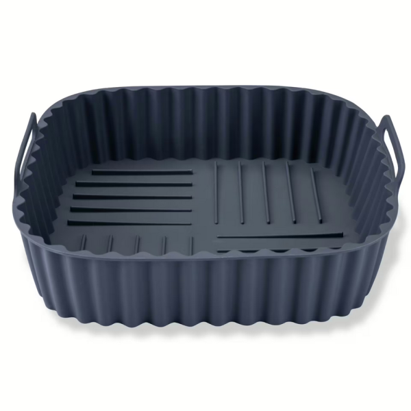 Fackelmann Silikonform für Heißluftfritteuse eckig, 19x19x5cm